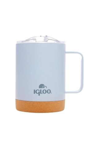 Çelik Mug Termos - Igloo - Cork - 350ml - Duman Mavi - 205696 Diğer