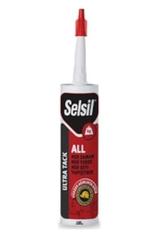 Selsil Ultra Güçlü Silikon Korniş Yapıştırıcı Silikon 330 Kg Çok Renkli