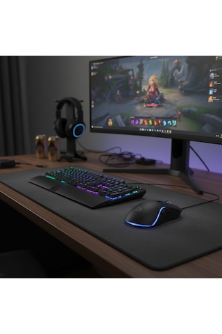 Trio - G902 Siyah Rgb Gaming Mouse Kablolu Oyuncu Faresi G902