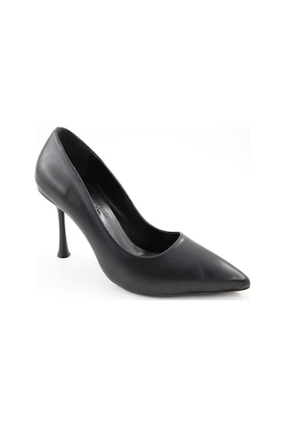 Feles 070-1321 Siyah Kadın Topuklu Ayakkabı Siyah