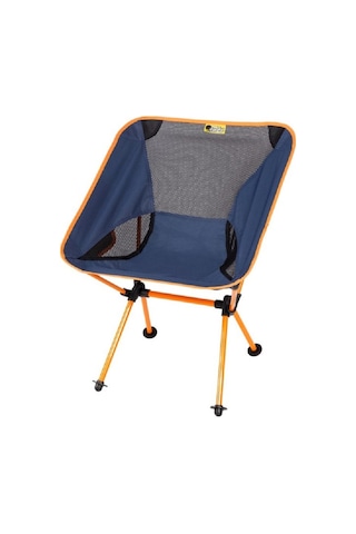 Funky Chaırs Pratik Cepli Çantalı Kamp Sandalyesi Lacivert/turuncu Lacivert