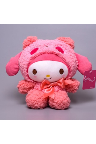 Kawaii Sanrio Sakura My Melody Cinnamoroll Peluş Oyuncak 25 Cm Doğum Günü