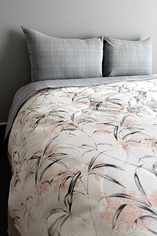 Alla Turca Tek Kişilik Yazlık Uyku Seti Düz Çarşaflı Natura Gri Gri