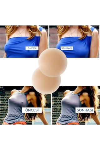 Silikon Göğüs Ucu Kapatıcı Gizleyici Bant Aparat  Nipple Pad