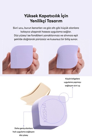 Yenilikçi Tasarımıyla Islak Ve Kuru Kullanılabilen Makyaj Süngeri Layering Fit Puff
