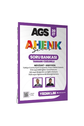 Yediiklim 2027 Ags Ahenk Serisi Mevzuat Anayasa Video Ders Notu Ve Soru Bankası Seti