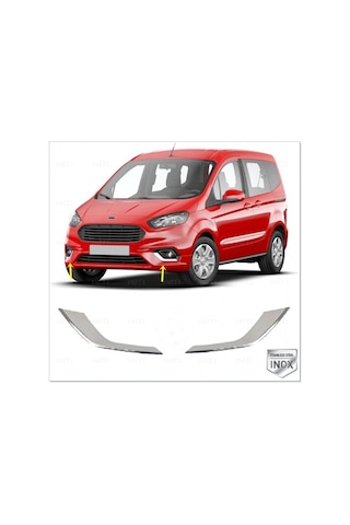 Ford Courier Krom Sis Farı Çerçevesi 2 Parça 2018 ve Üzeri