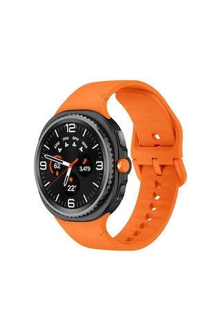 Samsung Galaxy Uyumlu Watch 9/8 40mm 44mm Classic 46mm Lansman 1-1 Kordon Spor Silikon Band