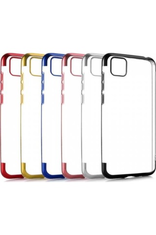Huawei Y5P Kilif Kamera Çikintili Köseleri Renkli Seffaf Silikon 565951186