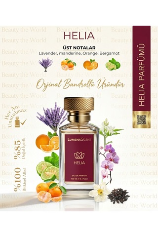 Lumenascent Helia 100 Ml Özel Seri Parfüm - Beauty The World - %85 Doğal İçerik Çiçeksi