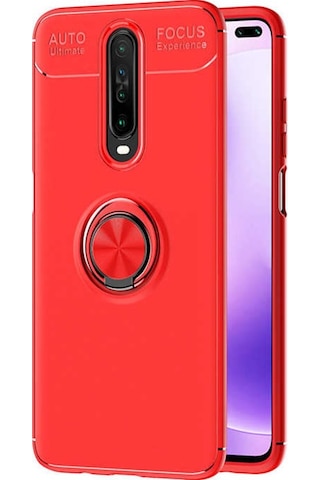 Xiaomi Redmi K30 Kılıf Yüzüklü Magnetli Ravel Case