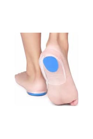 Bilzz Boy Uzatıcı Tabanlık Silikon Topuk Dikeni Yastığı Jel Gizli Topuk