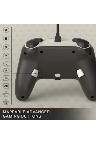 Switch İçin Geliştirilmiş Kablolu Powera Controller Power-up Mario, Gamepad, Oyun Kumanda Sku: Smgstke506cec8c7
