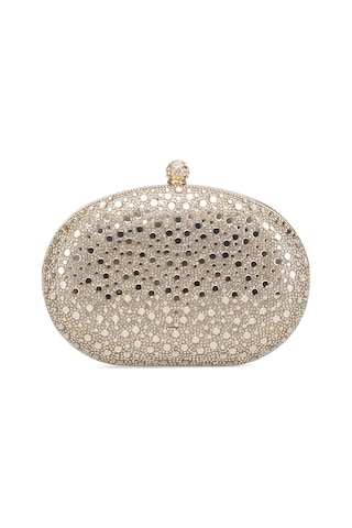 Guja 25kc1288 Kadın Taşlı Kutu Abiye Çanta Altın Altın