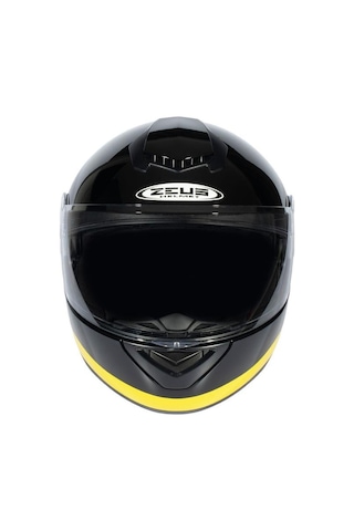 Zeus Zs-3050 Be6 Black Yellow Çene Açılır Motosiklet Kaskı