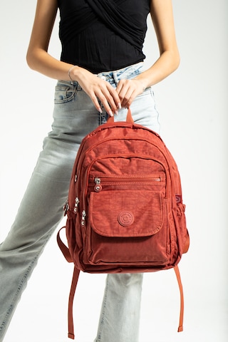 Nemo Bags Kiremit Unisex Okul Çantası, Crinkle Su Geçirmez Kumaş, Laptop Seyahat Sırt Çantası, 24 Lt, 40x30cm Diğer