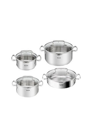 Tefal Duetto İndüksiyon Tabanlı 8 Parça Çelik Tencere Seti - 2100 Diğer