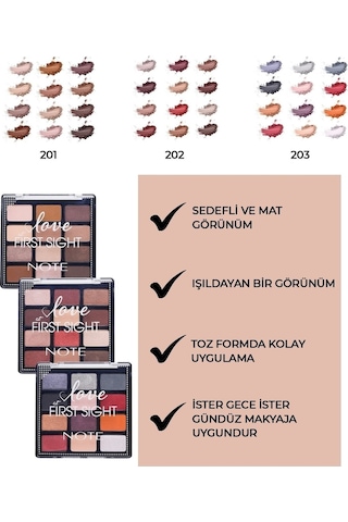 Note Cosmetique Love At First Sight Far Paleti 201 ….far…0811
