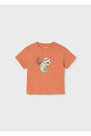 Mayoral Kız Bebek Kısa Kollu T-shirt Turuncu - 01004