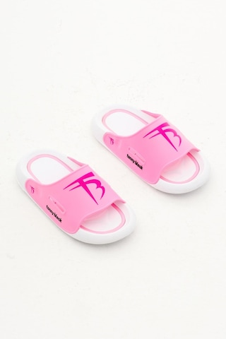 Tonny Black Poıli Taban Logolu Çocuk Unisex Pembe Terlik Tbacr896 PEMBE