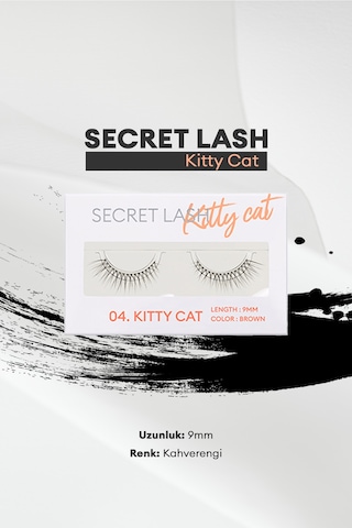 Missha Doğal Görünüm Sunan Kahverengi Takma Kirpik Secret Lash No.4 Kitty Cat