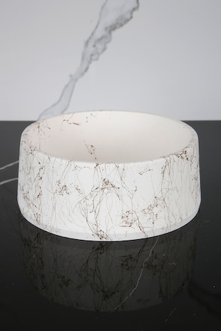 Betonmall Beton Havluluk Banyo Tuvalet Wc Çok Amaçlı Düzenleyici Tabak 20 Cm - Altın Spreyli Altın Spreyli