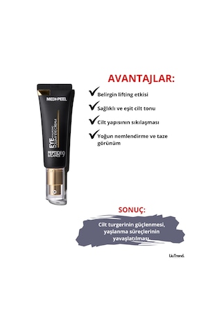 Medipeel Peptide 9 Hyaluronic Volumy Eye Cream 40 Ml Peptit İçeren Yenileyici Göz Kremi M0548