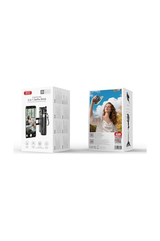 Ss24 Bluetooth V5.2 4'ü 1 Arada Selfie Çubuğu, Tripod, Kamera Ve Telefon Tutucu