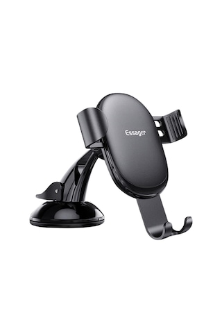 Essager Süper Güçlü Vantuzlu Torpido Üstü Araç İçi Telefon Tutucu Kilit Mekanızmalı Araç Tutucu