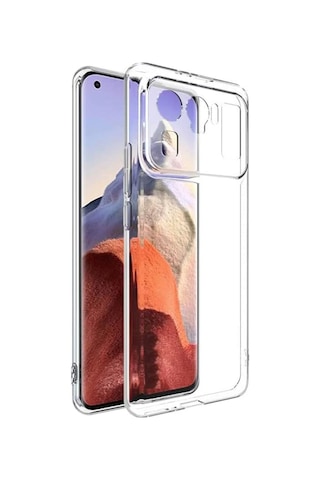 Xiaomi Mi 11 Ultra Kılıf İnce Kamera Korumalı Şeffaf Silikon