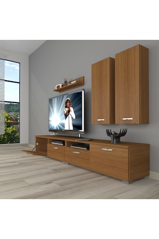 Decoraktiv Eko 5200d Slm Tv Ünitesi Tv Sehpası Ceviz