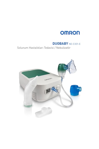 Omron DuoBaby, Burun Aspiratörlü Alt ve Üst Solunum Yoluna Uygun Nebulizatör