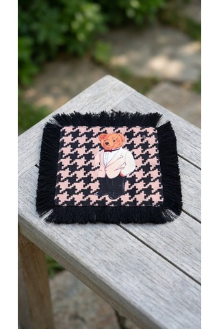 Heritage Houndstooth Kokteyl Peçetesi