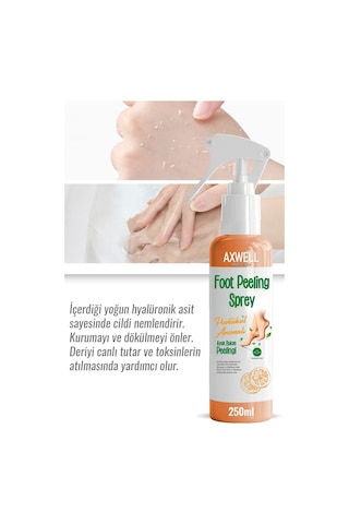 Axwell Premium Portakal Aromalı Ayak Bakım Peeling Spreyi 250 ML