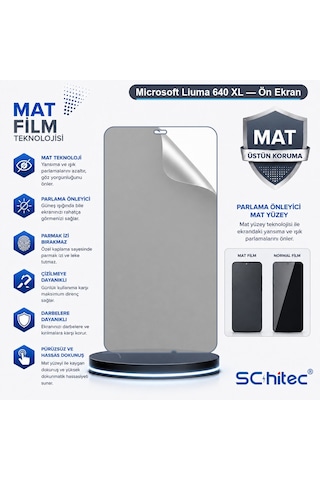 Schitec Liuma 640 Xl Uyumlu Ön Yüzey Mat Hidrojel Ekran Koruyucu 78353725