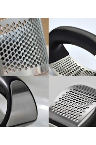 Paslanmaz Çelik Pratik Sarımsak Ezici Ergonomik Sarımsak Ezeceği Plastik Diğer