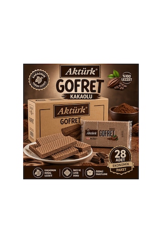 Kakaolu Gofret 200gr 28 Adet