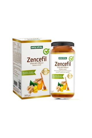 Aksuvital Zencefil Ekstratlı Macunu 2x300 Gr