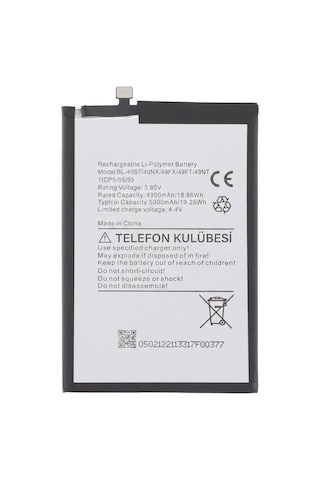 Tecno Spark 10c Uyumlu Batarya Pil Bl-49st