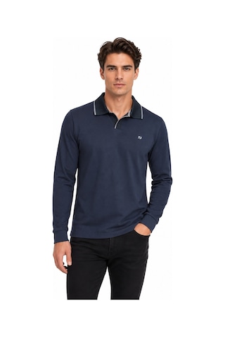 Advante Erkek Mevsimlik Spor Polo V Yaka Sweatshırt Bgl-st05469 Füme