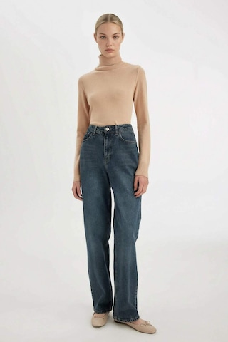 DeFacto Regular Fit Yumuşak Dokulu Balıkçı Yaka Basic Düz Triko Kazak H1651AZ24WNBG320 Bej