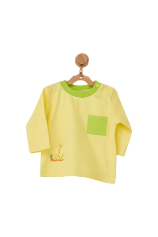 Andywawa Erkek Bebek Hayvan Motifli 2li Tişört Takımı Ac22537 001