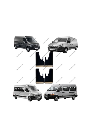 Renault Master 4lü Krom Paçalık, Çamurluk, Tozluk REN0SX030
