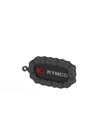 Kymco Markalı Motosiklet İçin Anahtarlık Siyah - Kırmızı