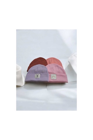 Natural Kadın Katlamalı Bere Yavruağzı - 660099696 Yavruağzı