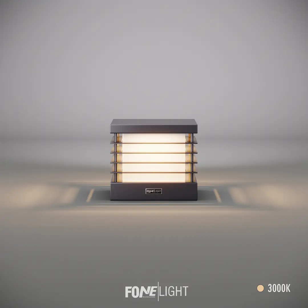 Fonelight Postila Set Üstü Alüminyum Bahçe Duvar Aydınlatma Antrasit