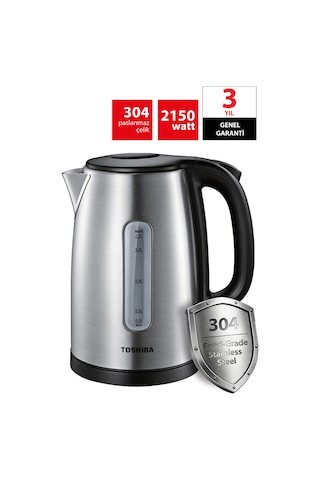 Toshiba KT-17SH1WCIS S 1.7 L Paslanmaz Çelik Su Isıtıcı Kettle