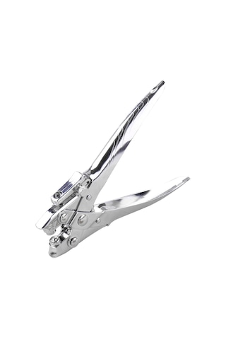 Aubyhe Güç Tasarruflu Metal Delik Açıcı - 30 Sayfa Kapasite, 4-13mm Uyumlu, 5mm Çap, Silver Gümüş