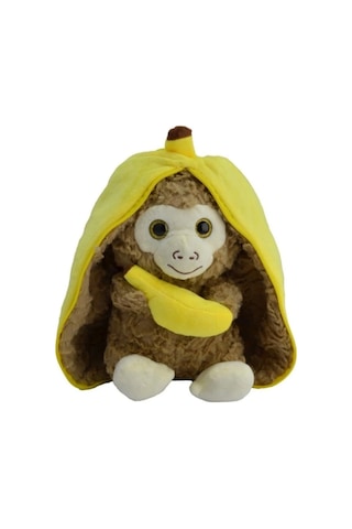 Sevimli Uyku Arkadaşım Muz Maymun 27 Cm Sarı