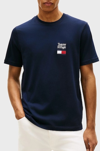 Tommy Hilfiger Erkek T Shirt Mw0mw42367 Dw5 Lacivert